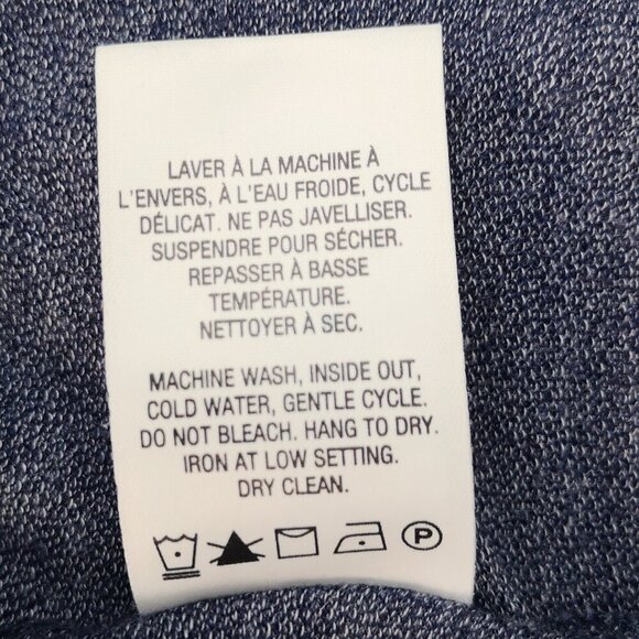 Hyba Ladies Size Large Navy Straight Fit Open Cardigan with Hood - Picture 6 of 12